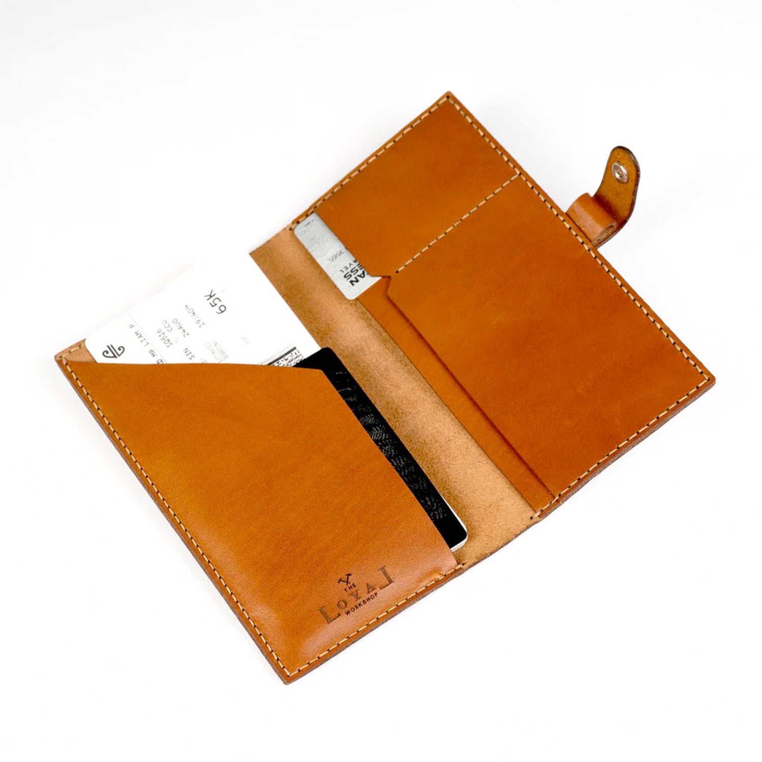 Loyal Workshop Cognac Leather Passport Cover