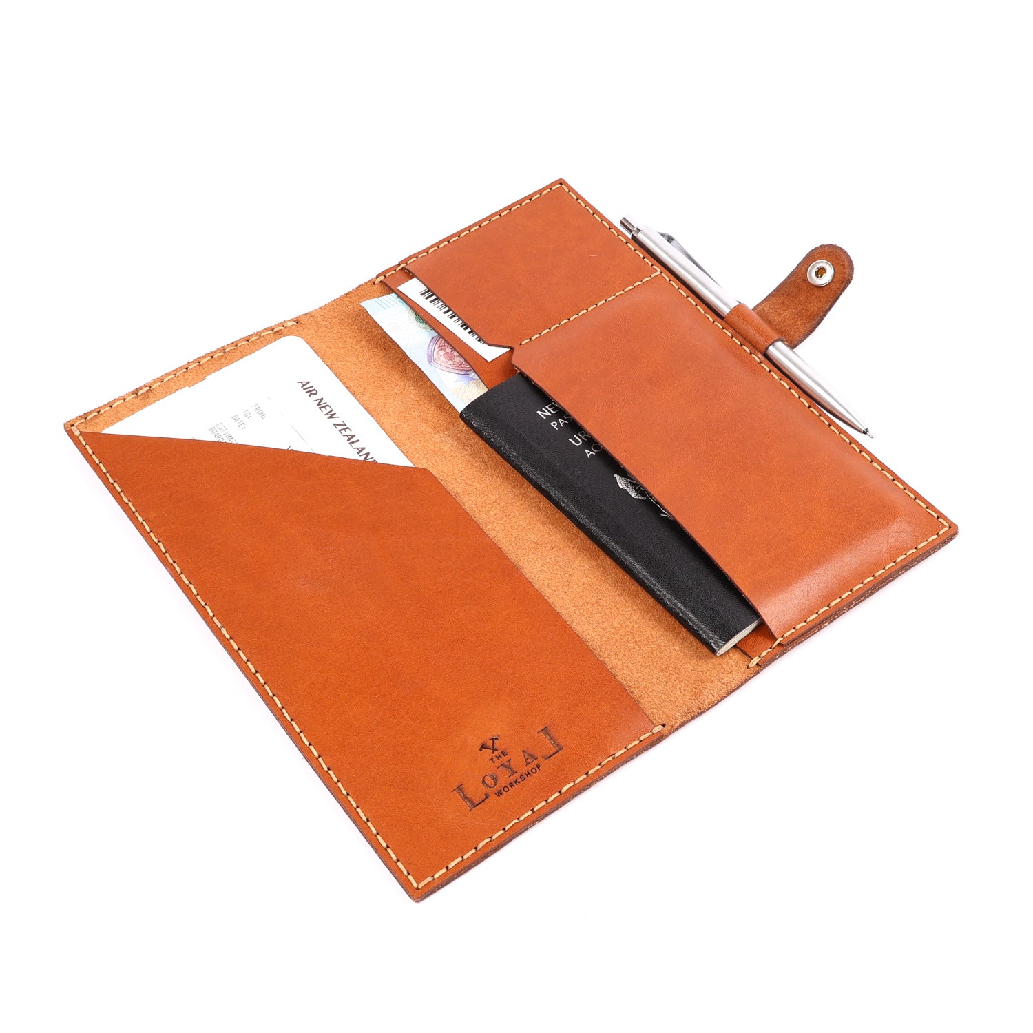 Loyal Workshop Leather Passport Cover - Black