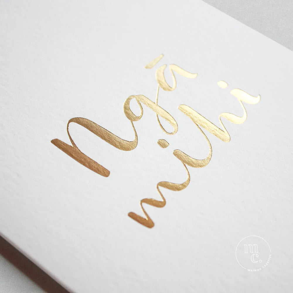 Maimoa Creative Nga Mihi Greetings Card