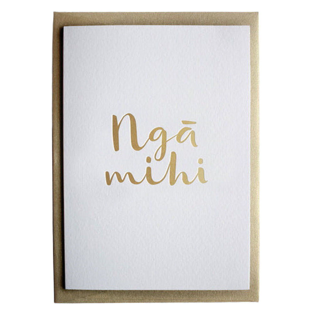 Maimoa Creative Nga Mihi Greetings Card