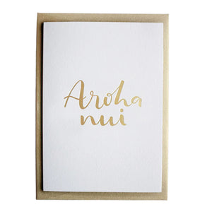 Maimoa Creative Aroha Nui/Much Love Greetings Card