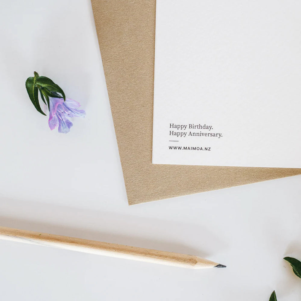 Maimoa Creative Birthday/Anniversary Greeting Card
