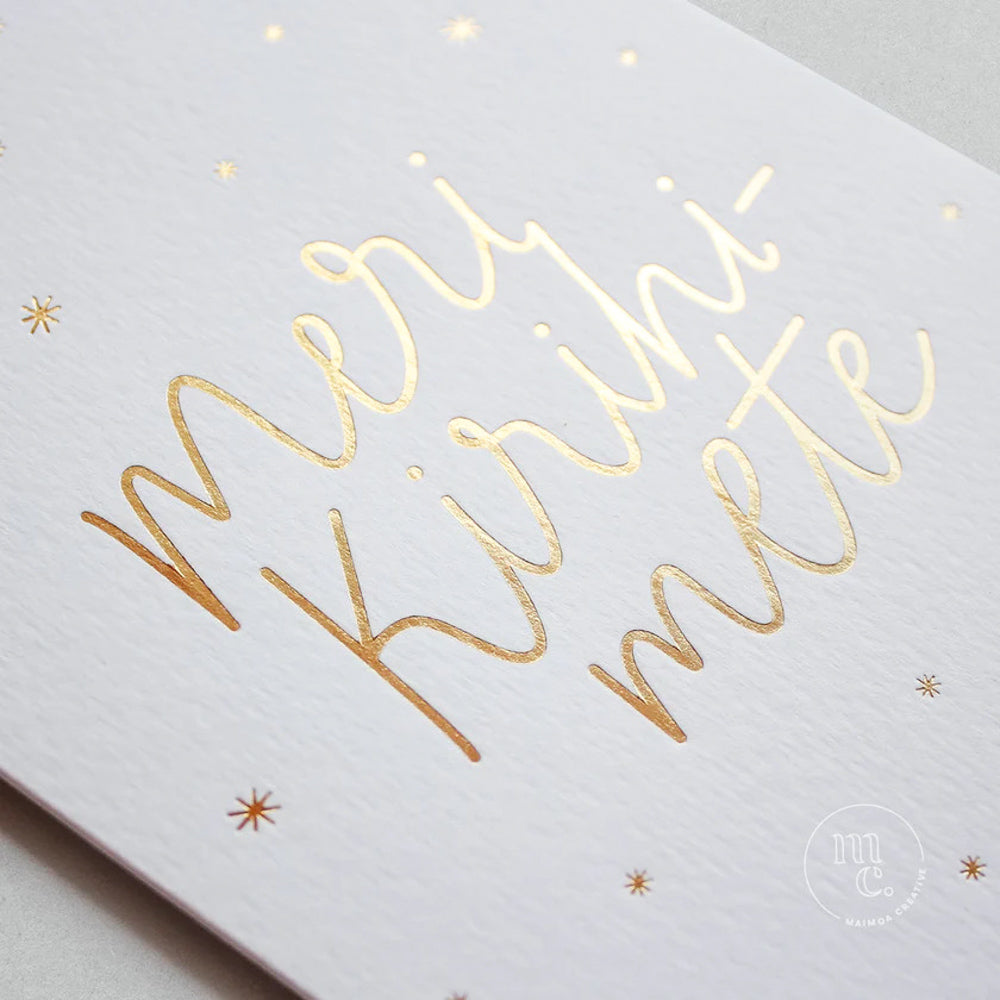 Maimoa Creative Meri Kirihimete Card