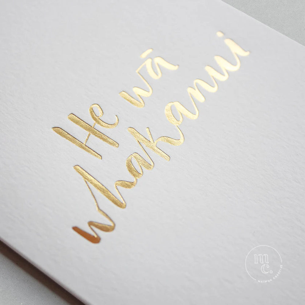 Maimoa Creative He wā whakanui - It's a Time of Celebration Greetings Card