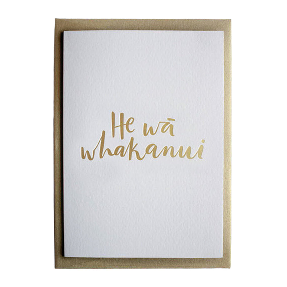 Maimoa Creative He wā whakanui - It's a Time of Celebration Greetings Card
