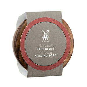 Mühle Sandalwood Shaving Soap in Wooden Bowl