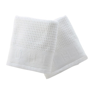 Mühle Waffle Pique Pure Cotton Shaving Towels