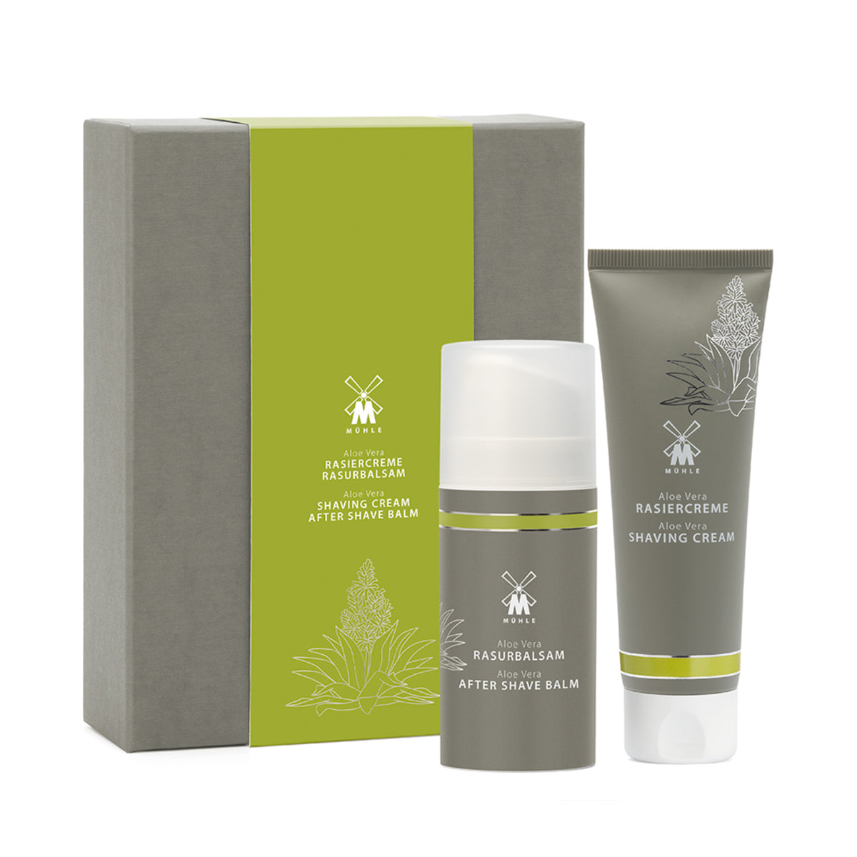 Mühle Aloe Vera Shaving Cream and Balm set - Aloe Vera