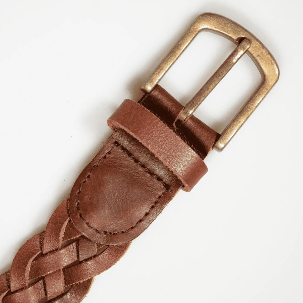 Parisian Crafted Hand-Plaited Leather Belt