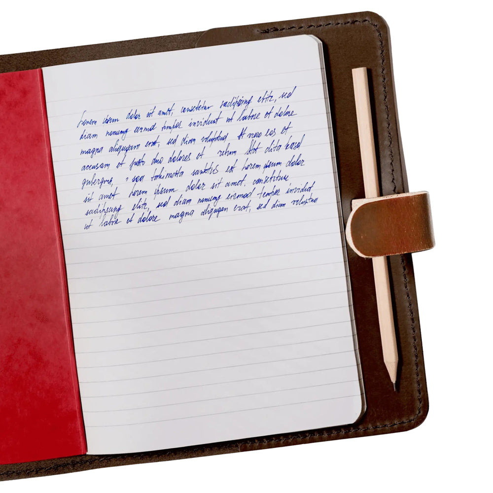 Parisian Crafted Brown Leather A5 Journal