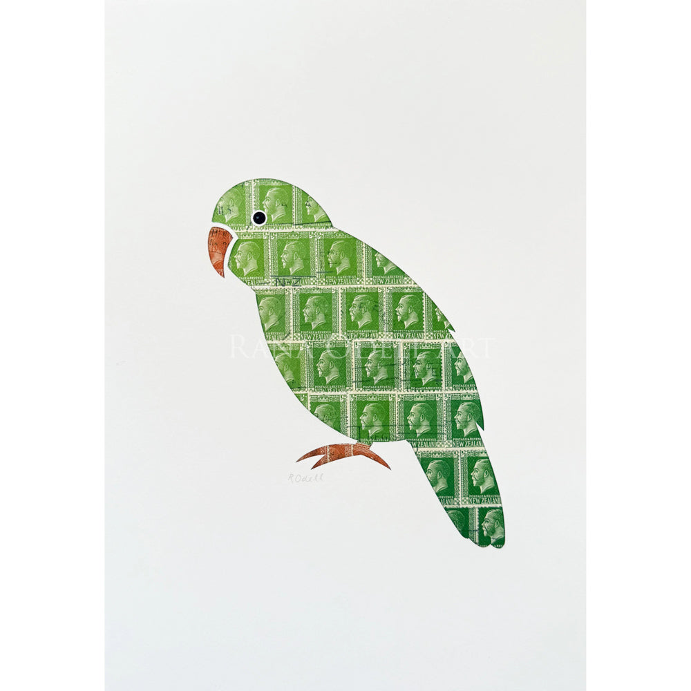 Rana Odell Art A4 Kakapo Print