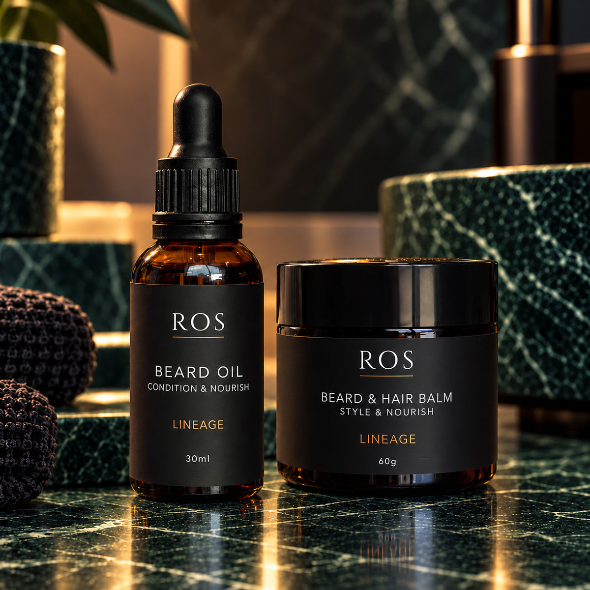 ROS Beard Oil & Balm Bundle