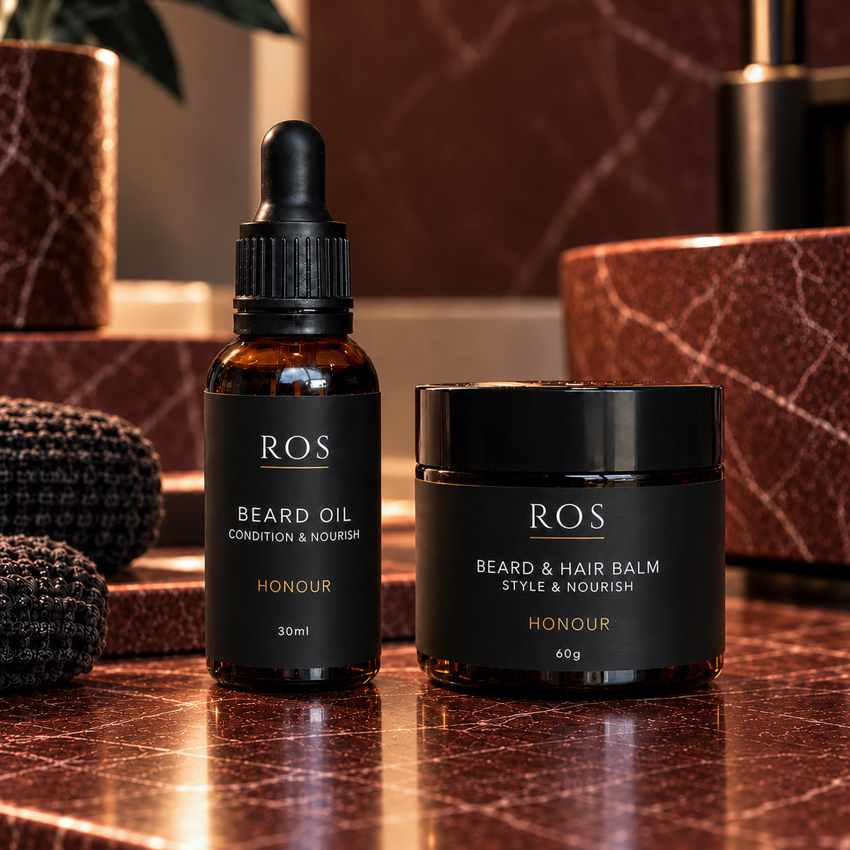 ROS Beard Oil & Balm Bundle