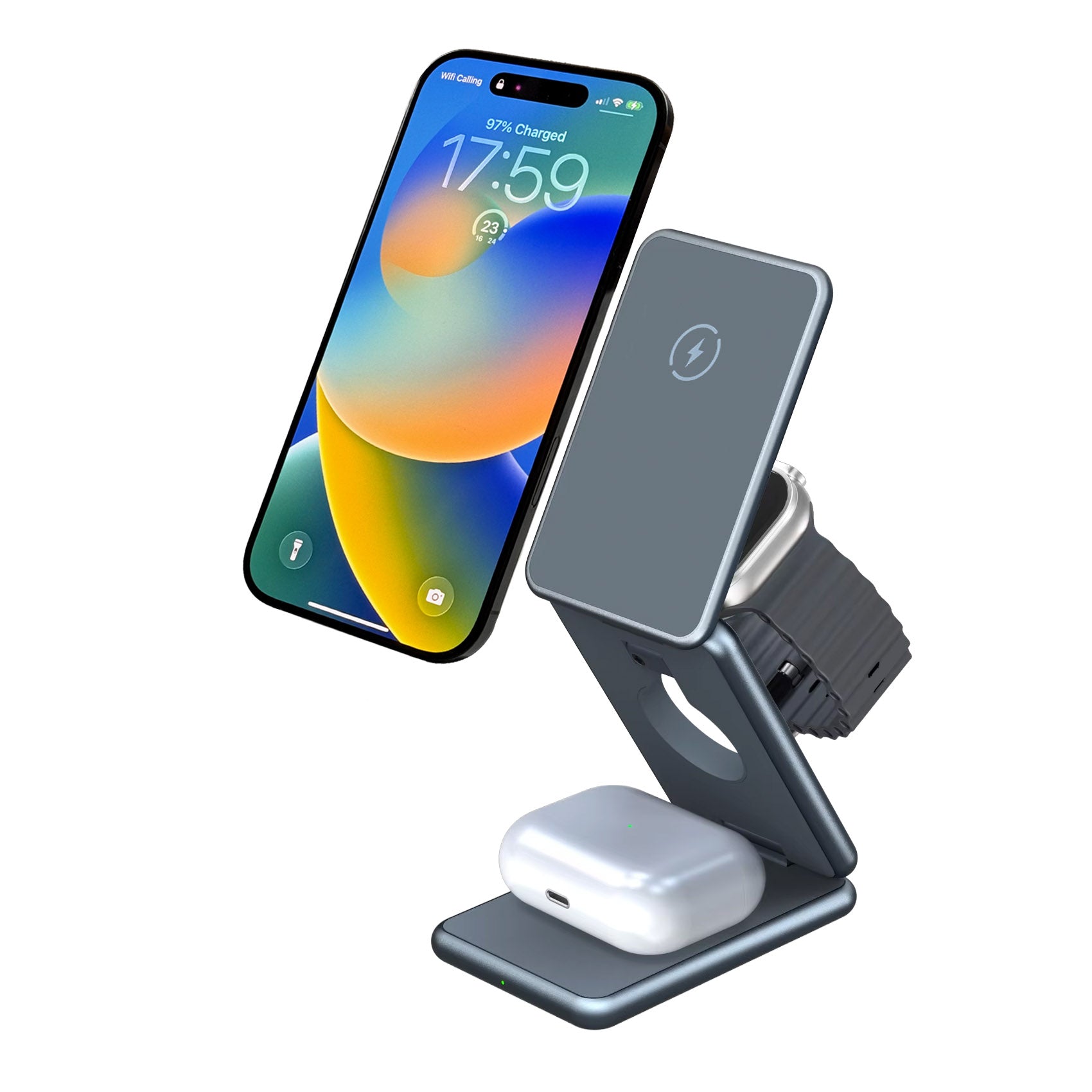 3-in-1 wireless travel phone charger | artevo