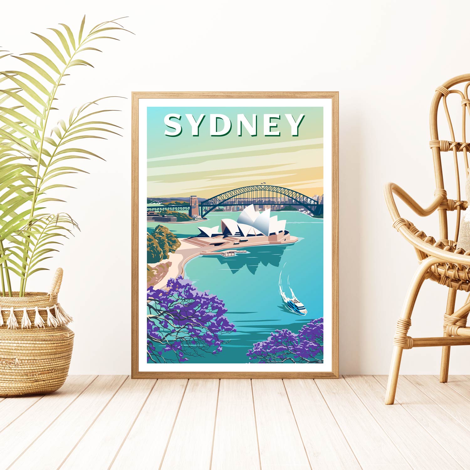 Sydney Australia Travel Poster