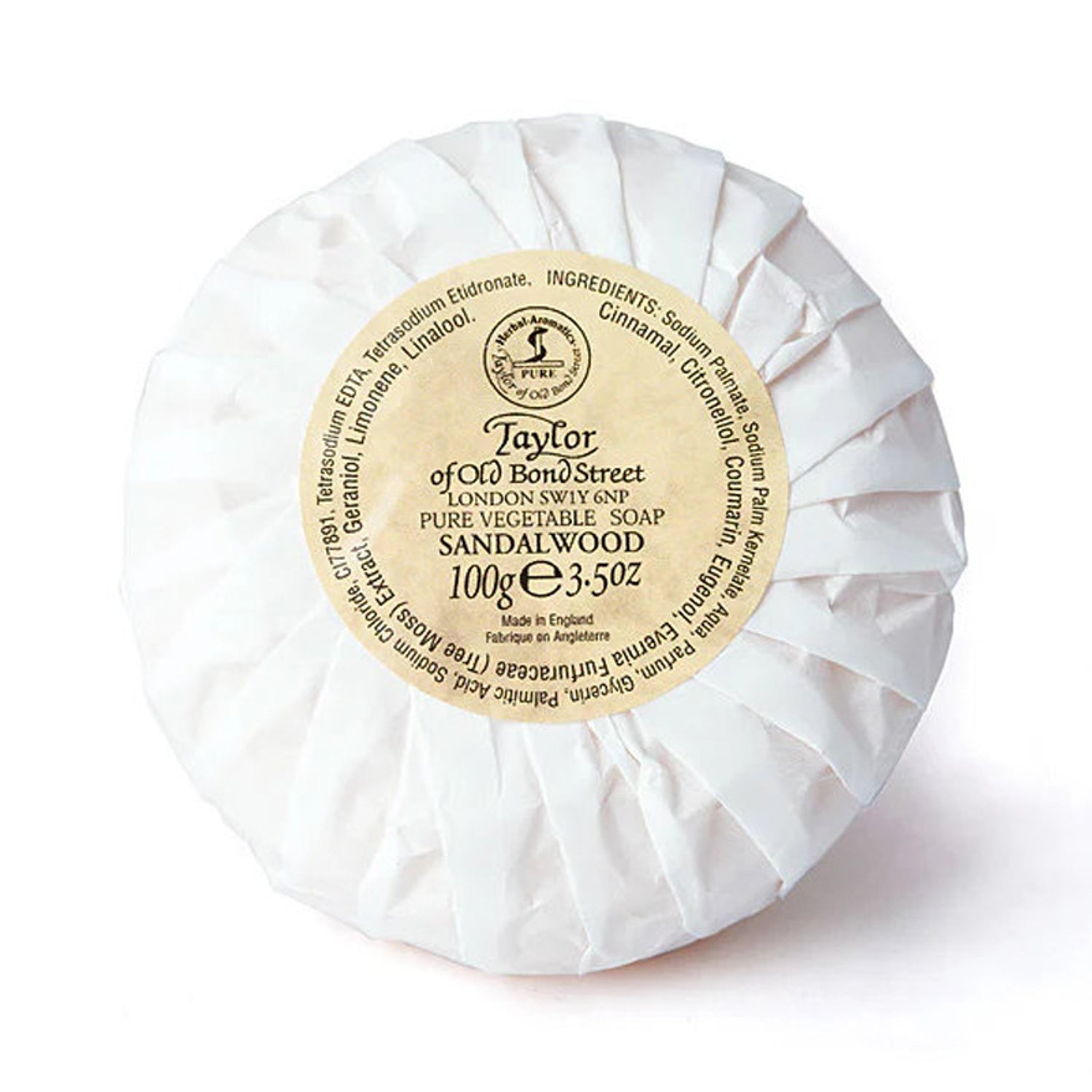 Taylor of Old Bond St - Sandalwood Soap - Artevo