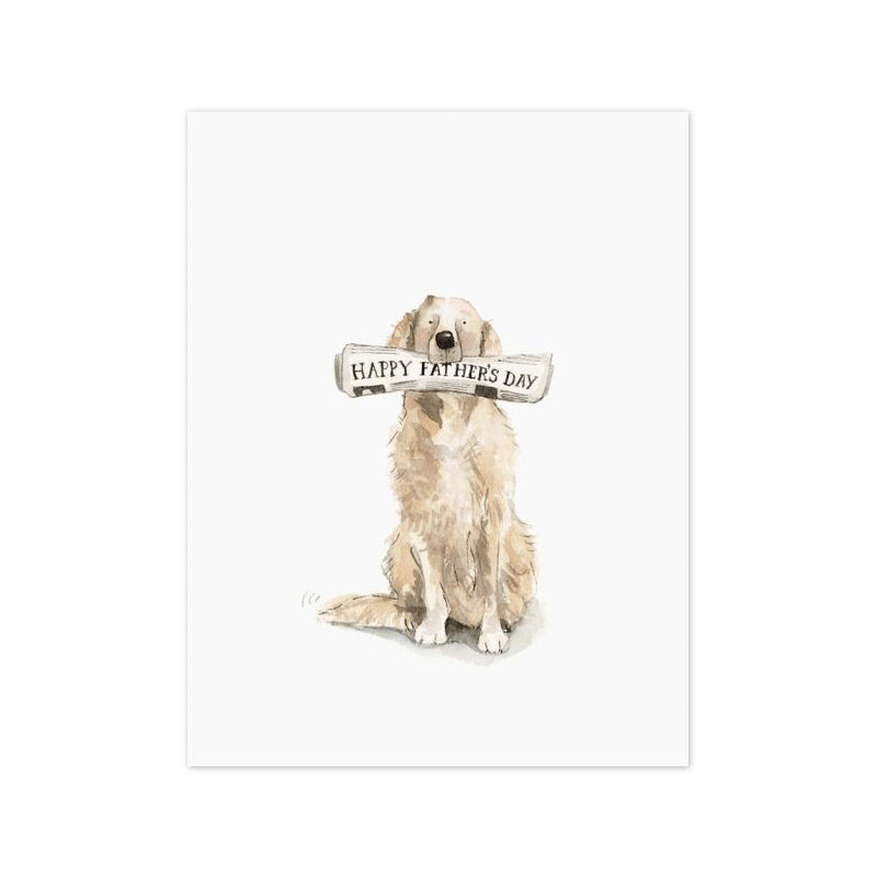 Happy Father’s Day Labrador Greeting Card