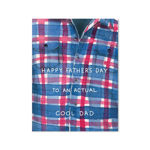 Plaid Dad Father's Day Card