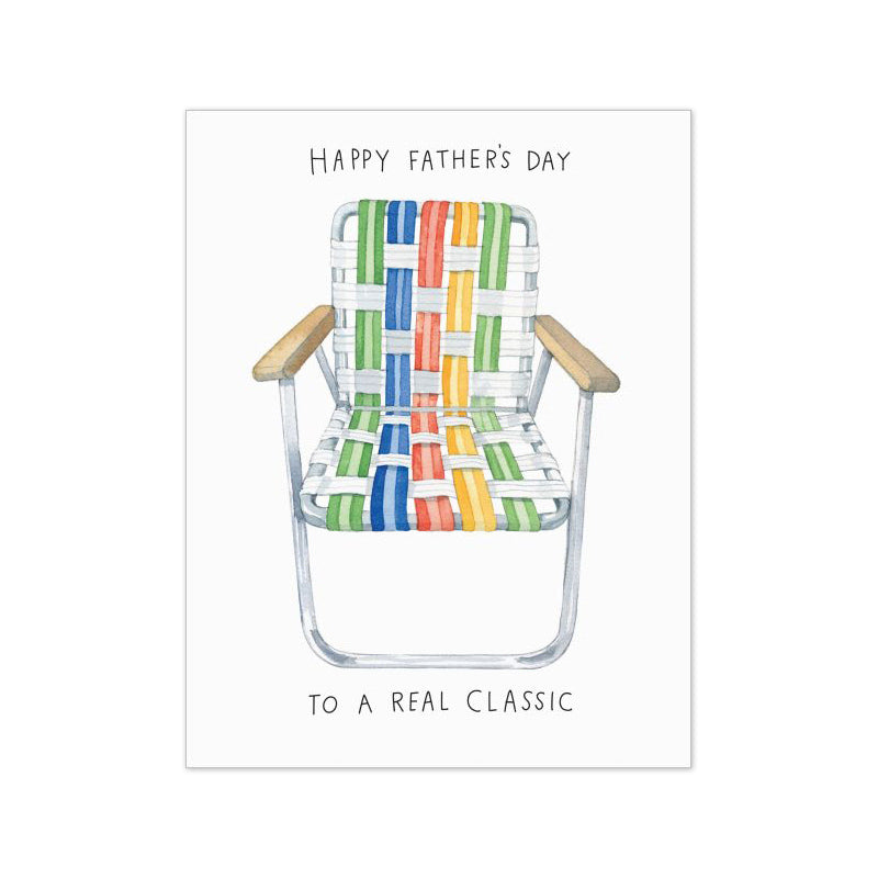 Classic Deck Chair Father's Day Card