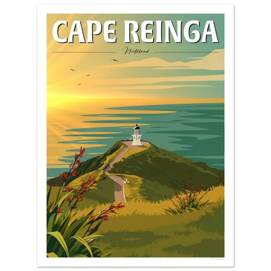 NZ North Island Travel Posters