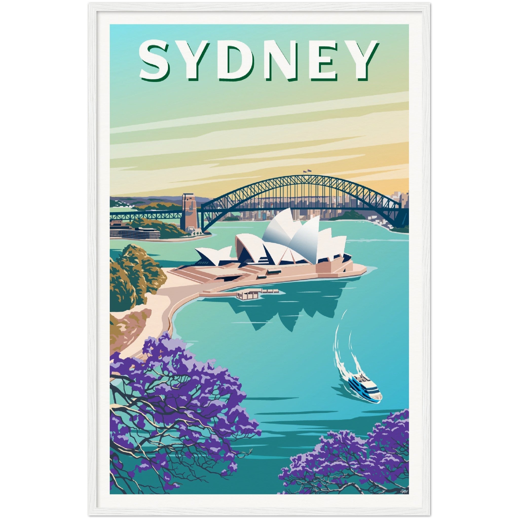 Sydney Australia Travel Poster