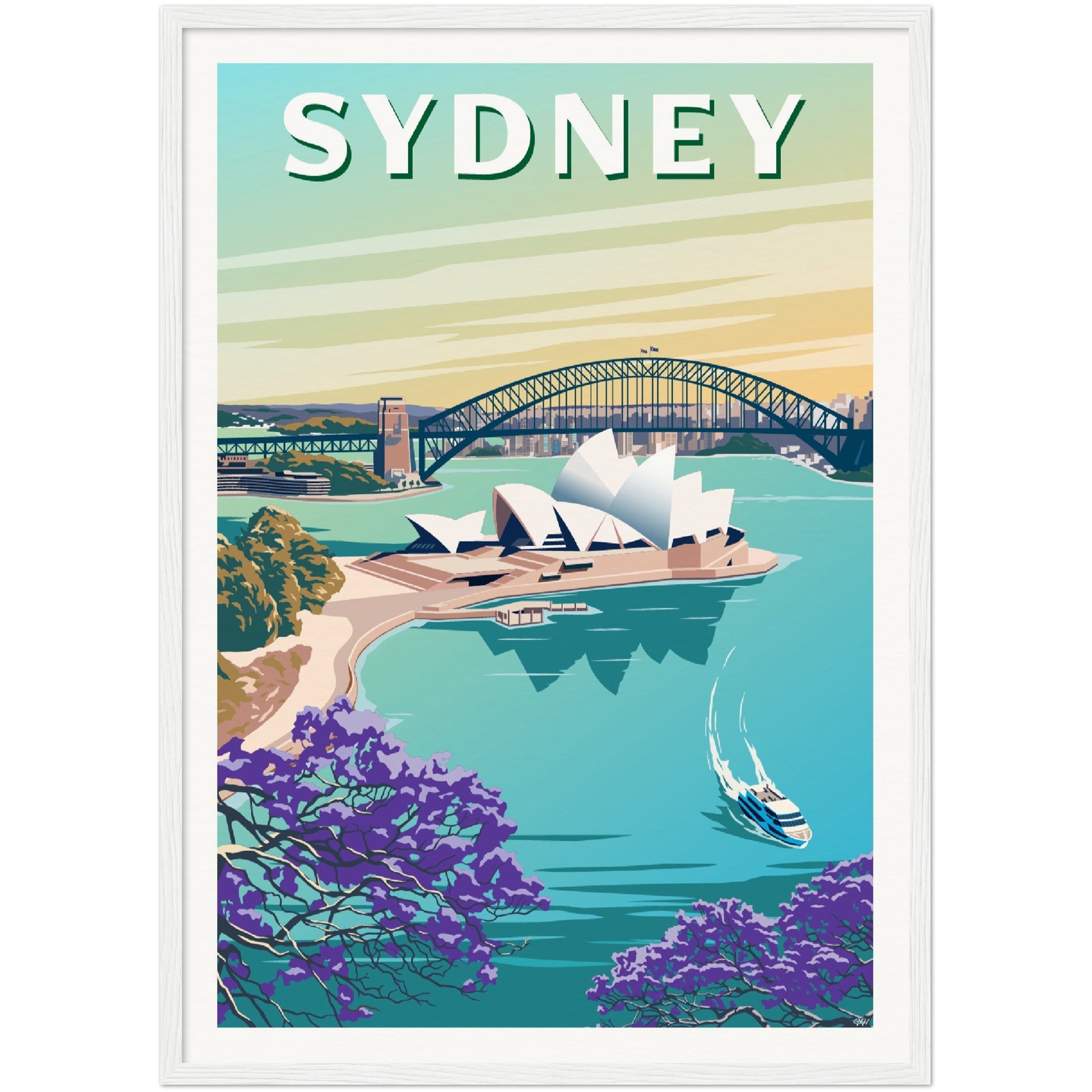 Sydney Australia Travel Poster