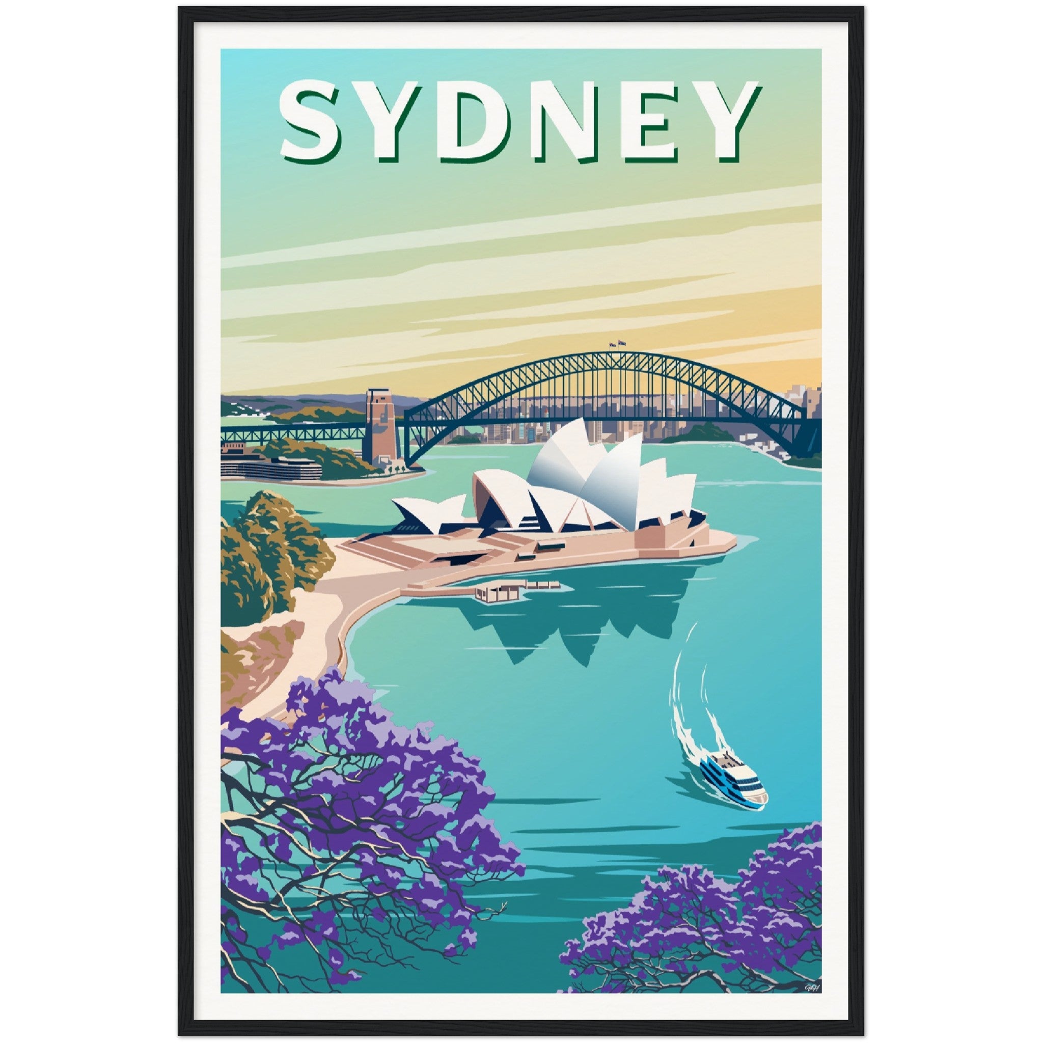 Sydney Australia Travel Poster