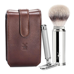 Muhle safety razor travel shave kit